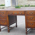 Restored leather top desk